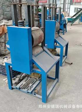 农用絮瓜瓤挤片机对辊式压缩丝瓜筋压扁机压缩效果好千层楼成型机