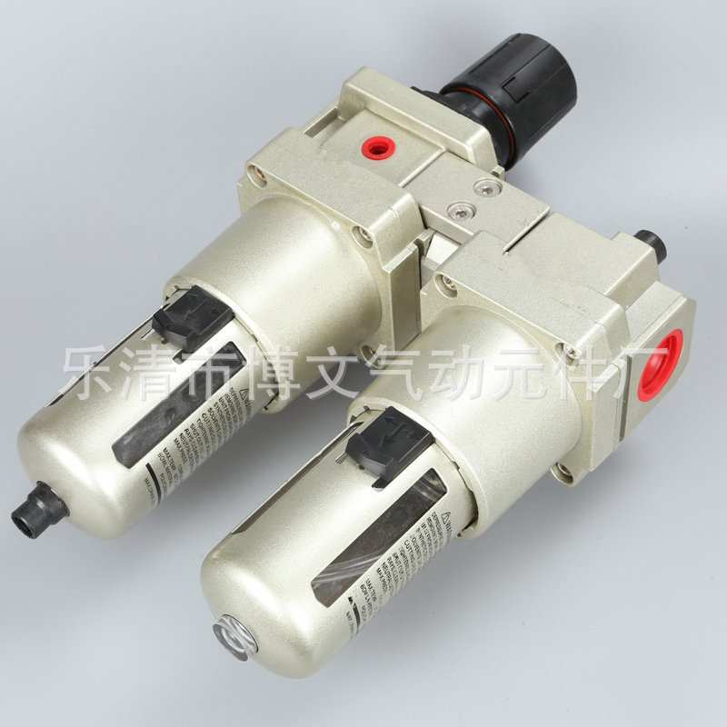 二联件过滤器DN20 气源处理器AC5010-06D自动放水