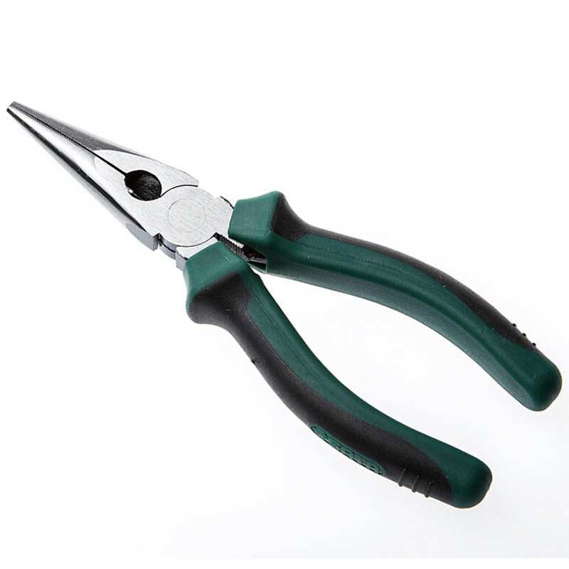 世达70101A尖嘴钳有牙尖咀钳长嘴钳子电工钳6英寸可剪钢丝