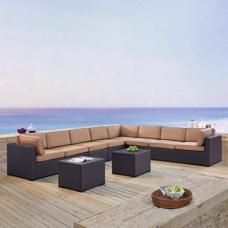 户外藤沙发花园庭院客厅藤椅藤编家具室内外露天休闲酒店转角沙发