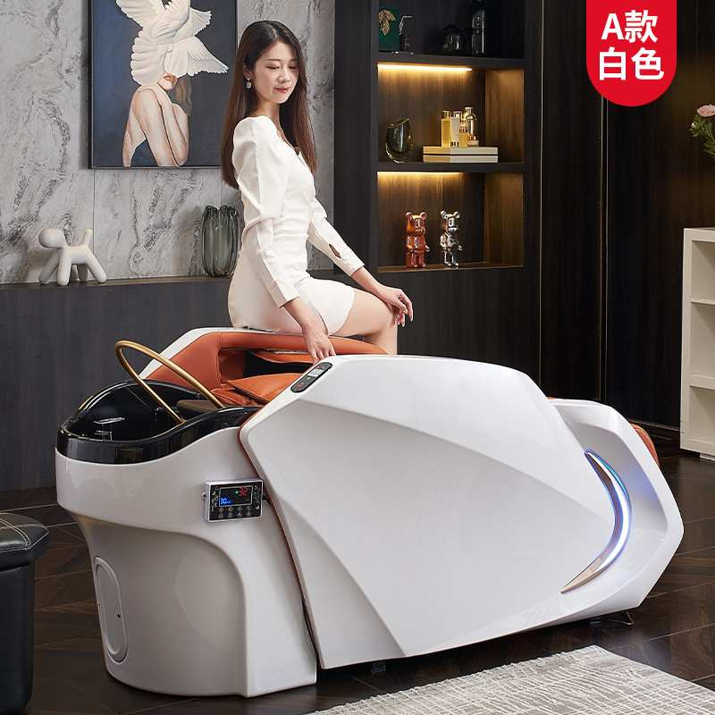 Fully automatic massage head therapy bed