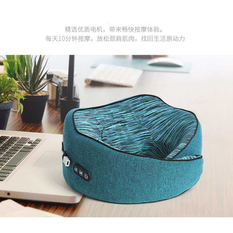 电动按摩u型枕家用颈部按摩仪多功能颈椎按摩器现货