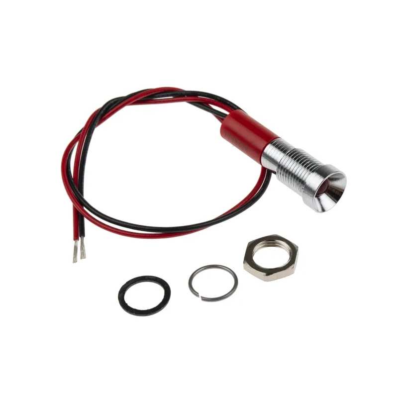 欧时电子RS PRO 红色LED面板指示灯24V  723-9426 信号灯指示灯