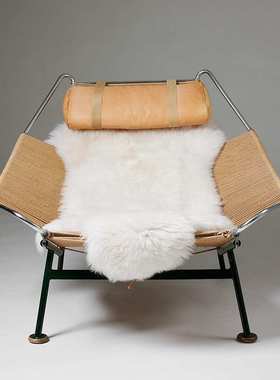 The Flag Halyard Chair旗绳椅设计师麻绳编织沙发椅北欧懒人躺椅