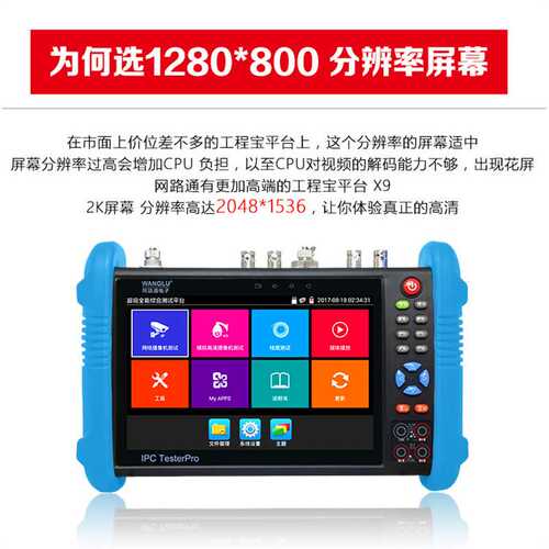 WANGLU IPC9800MOVTADHS Plus网络模拟监控仪工程宝全功能