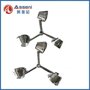 304不锈钢杯型桨叶气动搅拌桨叶水性漆桨叶输调漆搅拌分散盘桨叶