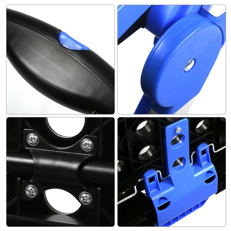 多功能折叠双层车便携收纳手推车图片馆办公室仓库搬货移动小推车