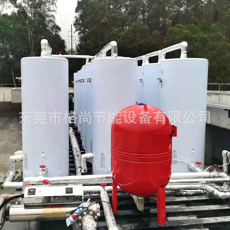 模块承压热泵热水系统 风冷空气能模块化热水机组 闭式承压水箱