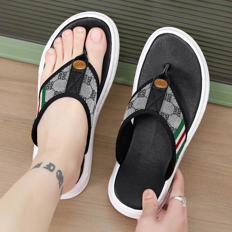 人字拖鞋男款夏季2025新款潮流外穿软底广东夹脚防滑防臭沙滩凉鞋
