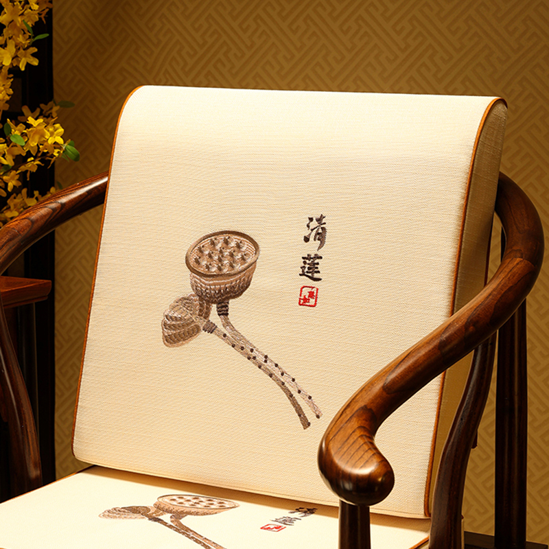 中式靠背办公室护腰靠垫抱枕靠枕椅子腰枕客厅沙发座椅腰垫枕定制