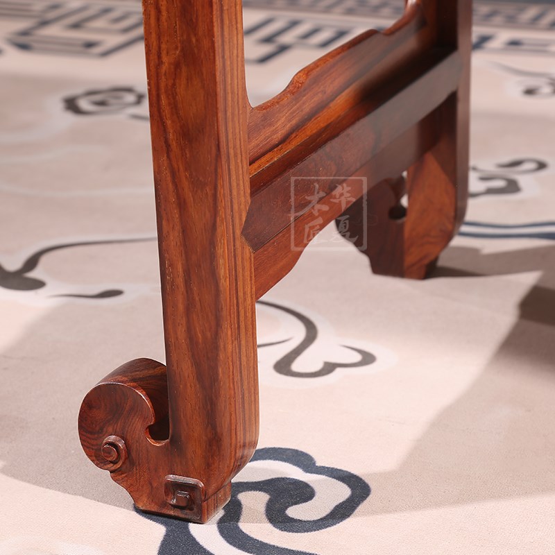 红木条案奥氏黄檀琴桌明式供桌客厅玄关桌白酸枝拐子纹卷书香案台