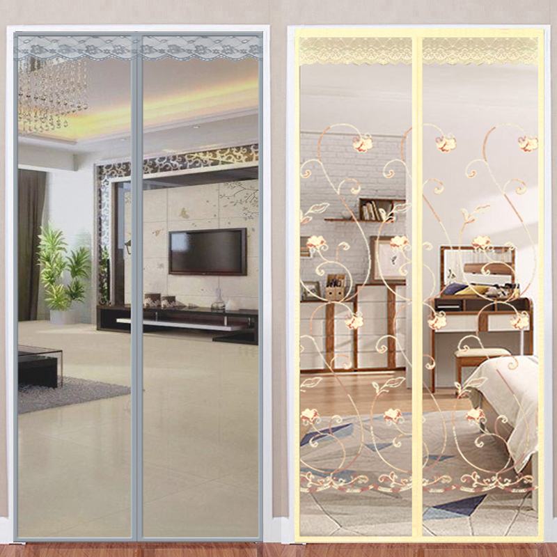 防蚊子门帘磁帘磁性纱门夏季家用夏天纱窗加密自吸磁铁防蚊虫定做