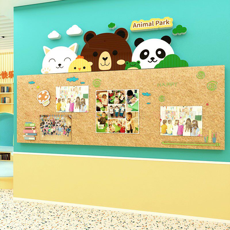 毛毡板照片展示墙贴面互动钢琴行音乐教室装饰文化布置幼儿园环创