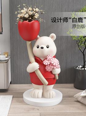 yc190378可红色落地摆件饰装边礼几婚房布置订婚爱结婚新婚物送新