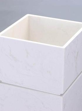 可盆定大理制石落真地花盆仿迎BLB客松景样板房酒店茶室禅意橱窗