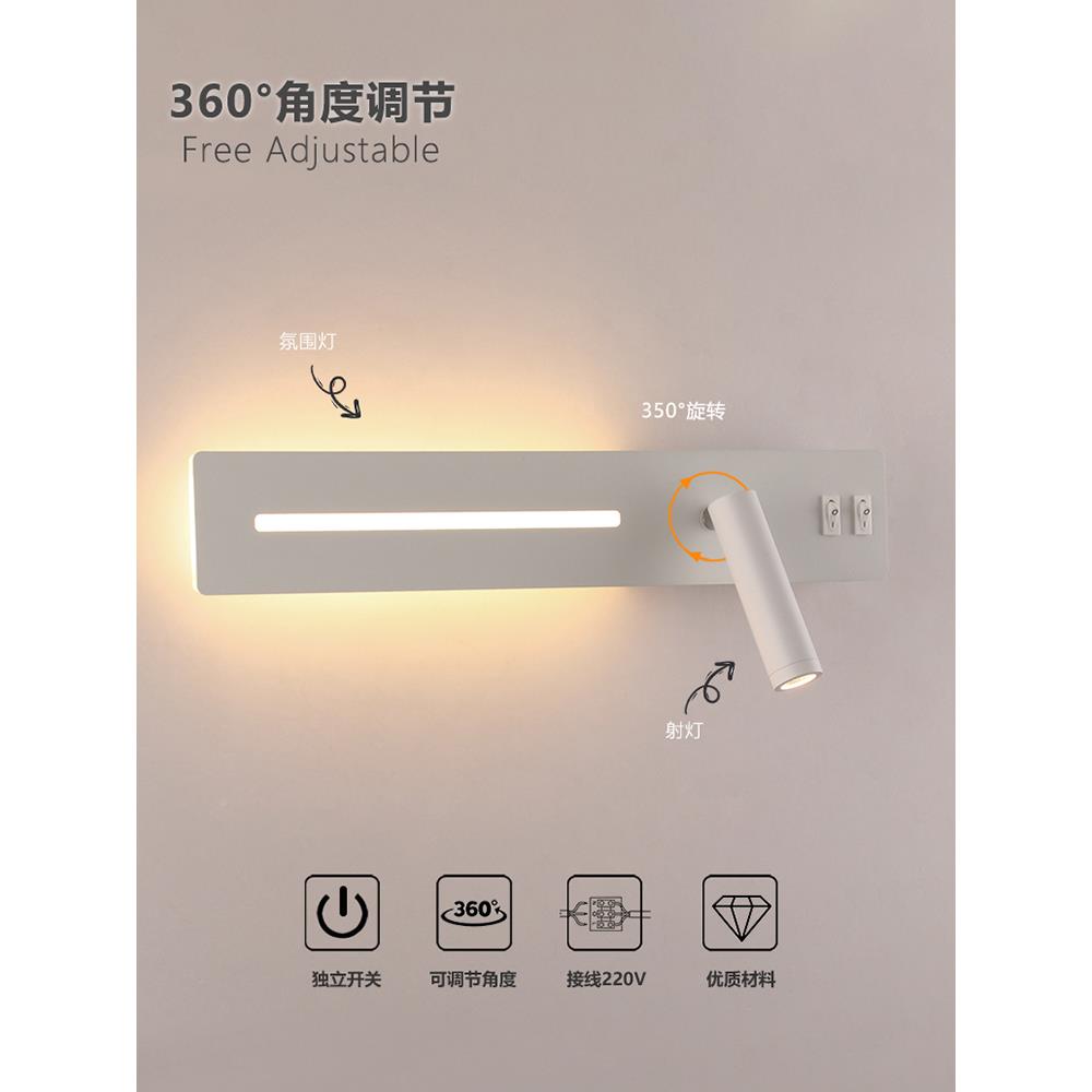 简壁灯床头阅读室酒店房客约厅背景57829墙温馨氛围灯双光客源双