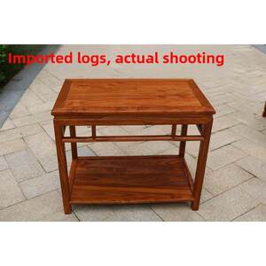 红木鱼多缸架红木奇石架中咖国大花实木啡桌桌木层盆景993架架