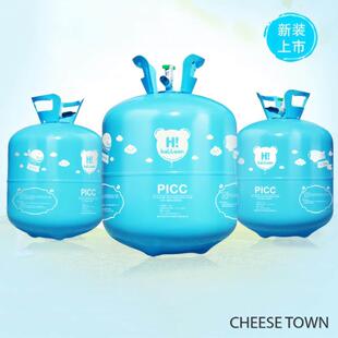 月月布红家用低压氦气罐氦气充瓶 气球会飞飘空置生日婚月月红礼