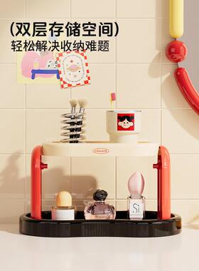 生间置ZOV洗漱台架玄物关钥匙收纳架浴室化妆品台面洗手间收纳卫