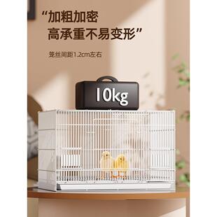 小鸡笼子家加密鸡鸭用鸭笼芦丁鸡鸭宠外物专用铁丝室内大殖号养笼