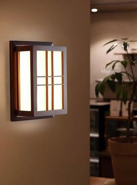 日覆古壁14850灯实木禅宗卧室床店边厅本寿司B&B箱过道走廊餐壁灯