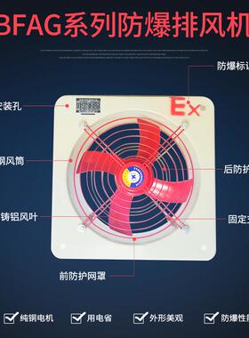 BFAG0-030/400/520/600防爆排风扇工业防爆方ZUX风扇排气扇换气扇