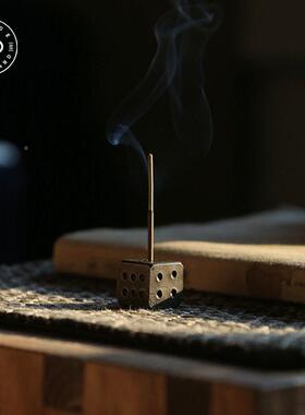 触造TOUG 铁艺E子 手饰工锻造 铁骰打出 香插GVP镇纸家居饰品摆