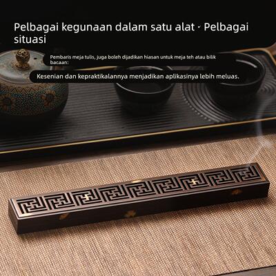 苏香工卧香LCV盒线香插沉用室内铜香盒香线香炉茶道熏炉家线香底