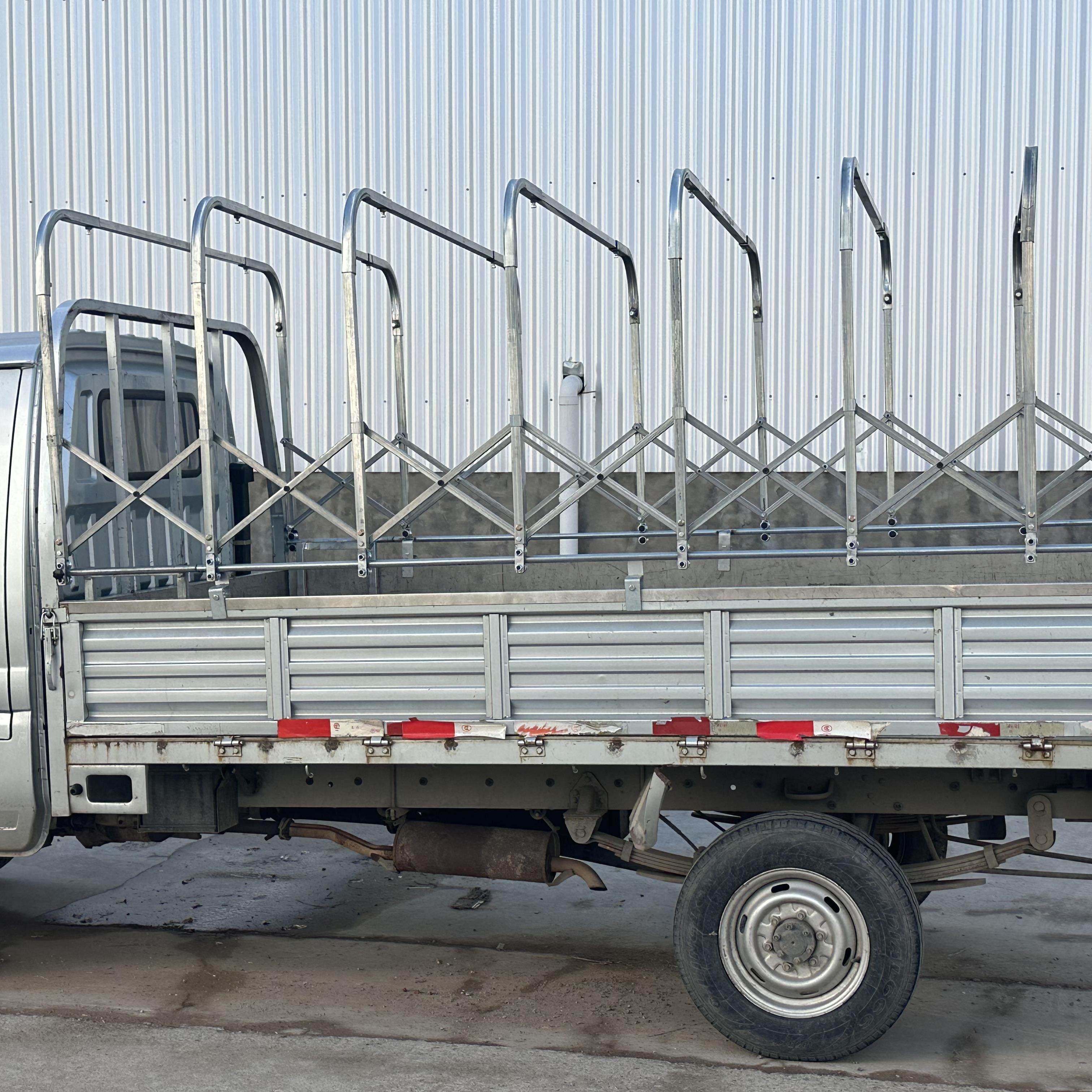 小货车拉雨棚CFY篷五菱微卡可伸缩雨篷低卡遮阳布防水防篷推雨防