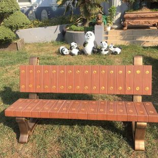 户外水泥仿木椅子模具公园庭院广场石凳石桌自制模具大全建筑模板