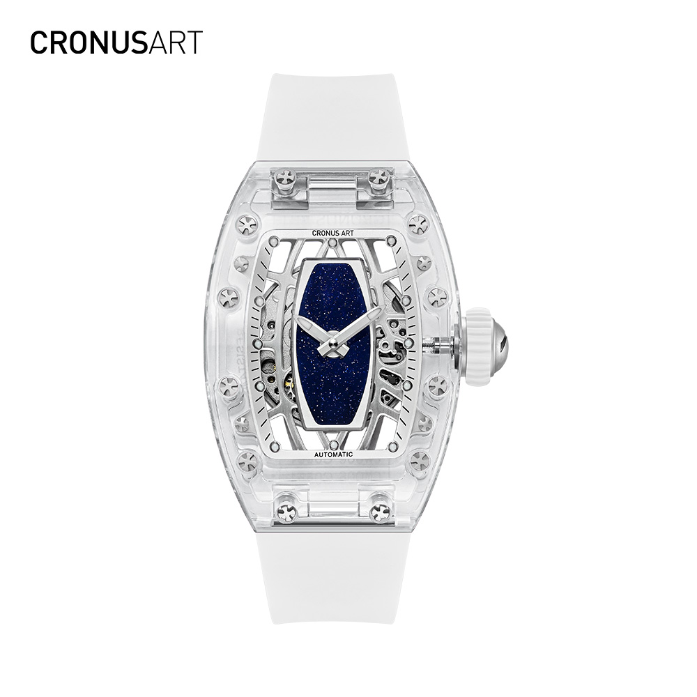 cronusart克洛斯水晶机械女表