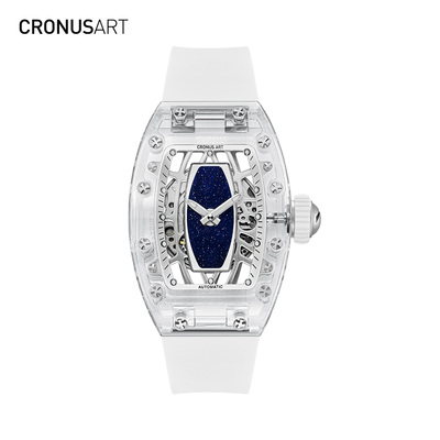 cronusart克洛斯水晶机械女表