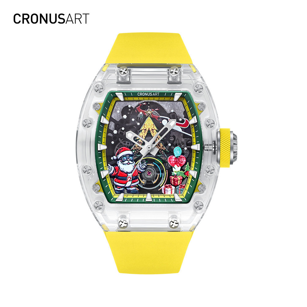 CRONUSART克洛斯圣诞水晶机械表