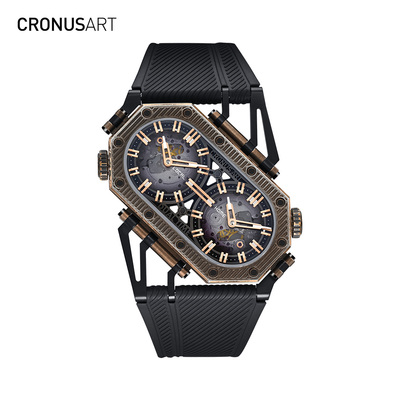 CRONUSART克洛斯酒桶型机械手表