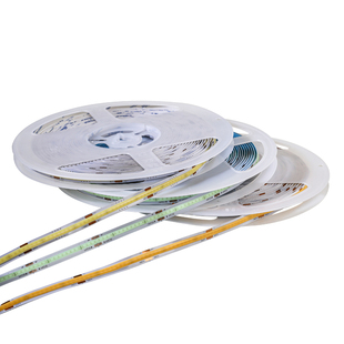 超亮COB灯带低压24V自粘超薄铝槽LED软灯条整体橱柜酒柜无主灯线