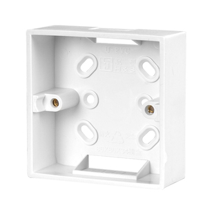 线盒86型通用开关插座线槽盒明装 底盒PVC明装 下线盒底盒 明装 航塑