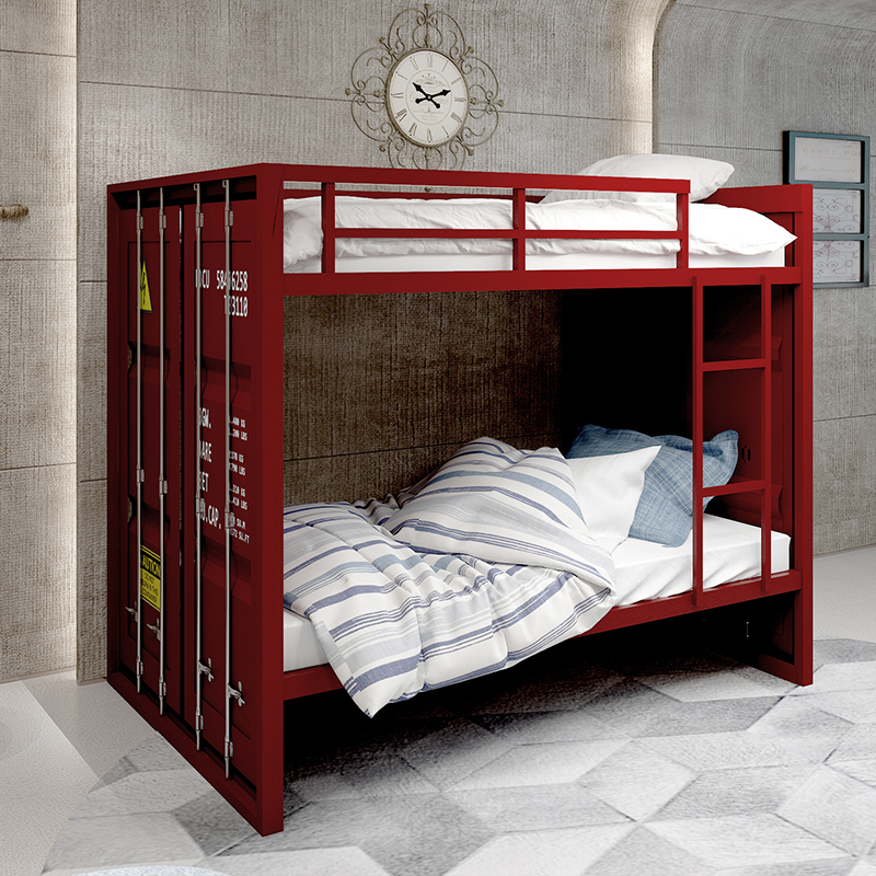 电竞酒店网吧宾馆民宿床子母床家用学校双层床铁艺床上下公寓床