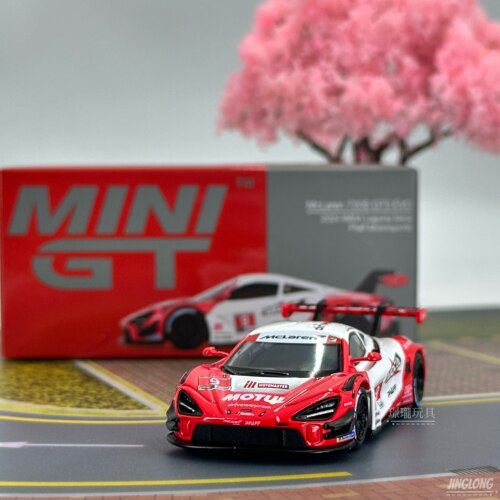 MINIGT，993：迈凯伦 720s GT3 EVO #9，合金小汽车模型摆件玩具