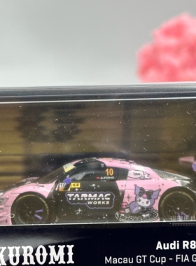 TW 1:64奥迪R8 LMS GT3 库洛米#10 涂装合金汽车模型收藏