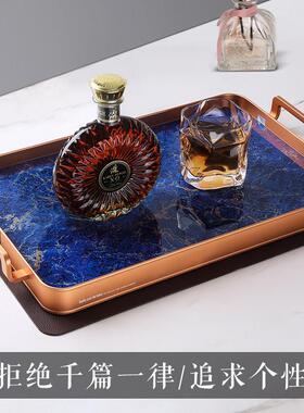 ORTOR欧式托盘创意茶盘茶水盘早餐点心盘蛋糕店摆盘家用茶杯收纳