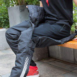 杜汉摩托车骑行裤男秋冬速脱裤防风保暖防摔摩旅速脱休闲快拆