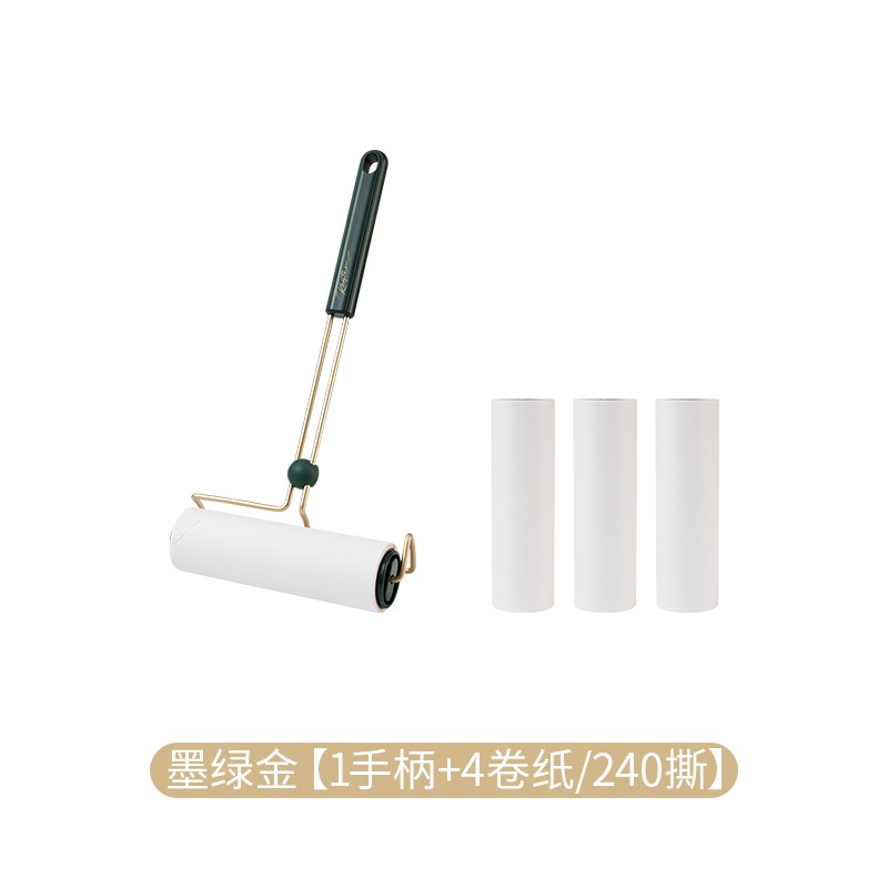 可撕式粘毛器滚筒卷m纸替换芯粘尘滚轮衣服沾毛神器毛呢大衣去毛