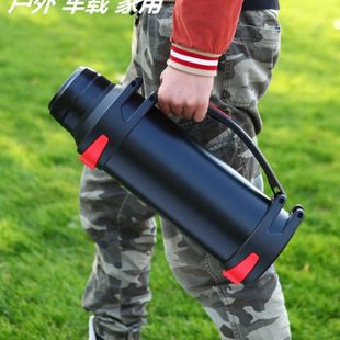 304不锈钢保温壶大容量保温杯车载水杯户外工地暖水壶家用热水瓶