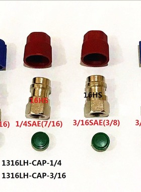 R12R22R502内1/4SAE螺纹接头转换成R134A快速接头公接嘴 1316LSHS