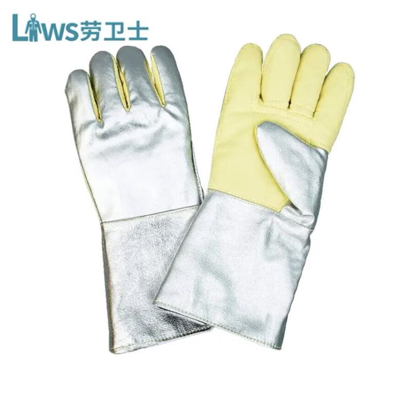 劳卫士LWS-L545 耐高温500度 芳纶隔热手套 耐磨防切割 45厘米