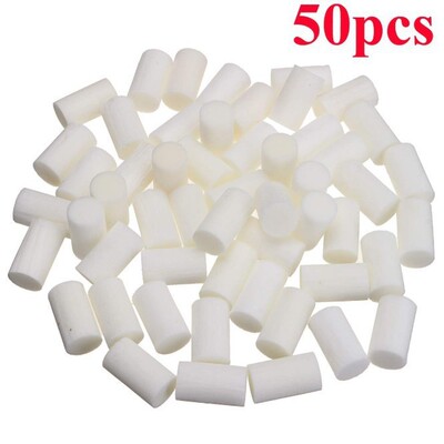 50个高压泵过滤器更换白色纤维棉过滤器用于mayitr空气压缩机系统