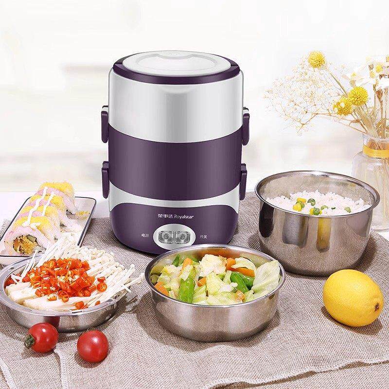 荣事达电蒸锅小型家用多功能蒸煮一体双层多功能早餐机1一2人饭盒