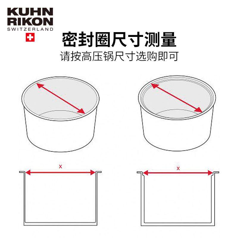 瑞士力康高压锅配件压力锅密封圈胶圈20/22/24/28cm排气阀盖手柄