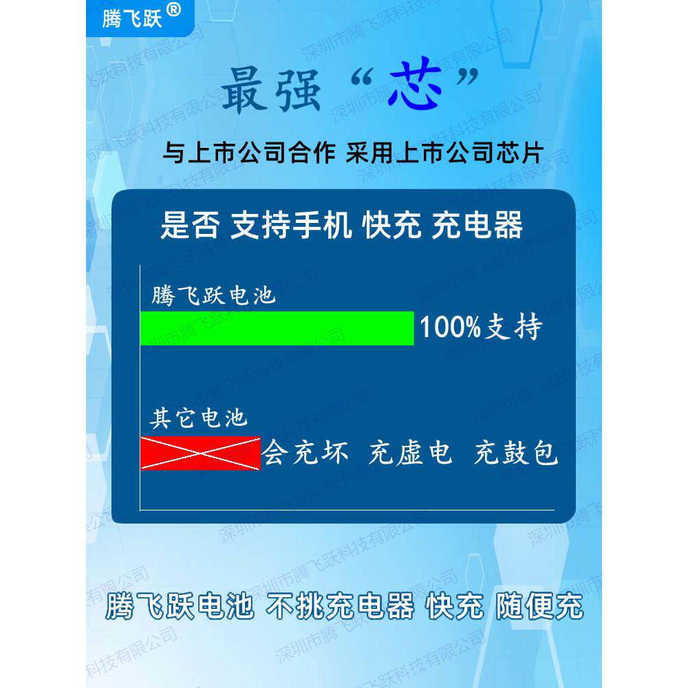 腾飞跃 智能锁电池大容量 指纹锁电池专用门锁电池充电 Soar-103T