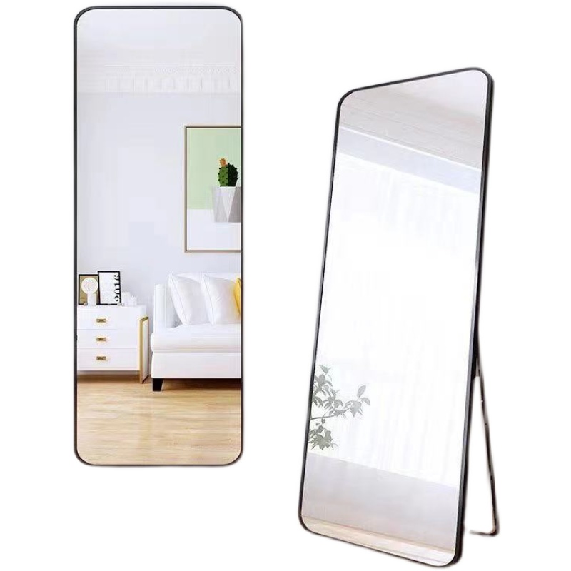 全身镜新疆包邮落地镜家用壁挂穿衣镜服装店试衣镜立体挂墙大镜子
